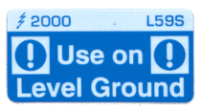 L059 S - Use on Level Ground