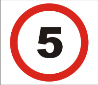 SP30 - 5 MPH Sign