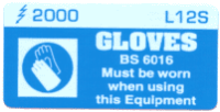 L012 S - Gloves must be Worn x 100