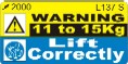 L137 S - Lift Correctly_11 to 15Kg (small)