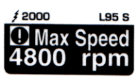 L095 S - Max Speed 4800 rpm