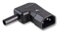 IEC Plug Re-Wireable Angled