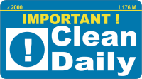 L176 M Clean Daily Label Medium (100)