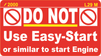L029 M - Do Not Use Easy Start