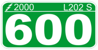 L202 S 600 Insert Label (100)