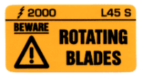 L045 S - Beware Rotating Blades