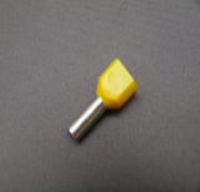 Insulated Ferrules 6.0mm Double Yellow (100)