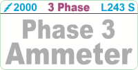 L243 S Phase 3 Ammeter Label (100)