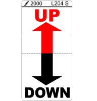 L204 S - UP/DOWN Labels (100)