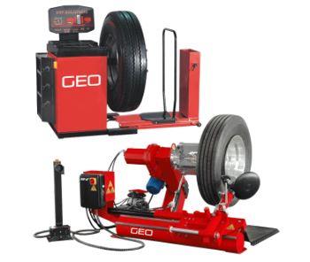 Large Commercial Vehicle Tyre Machine And Wheel Balancer Package