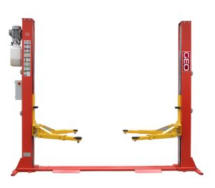 5.5 Tonne Electronic Lock Release H Frame 2 Post Lift