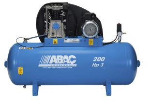 Abac A39B Pro 3 Hp 1 Phase 200 Litre Air Compressor