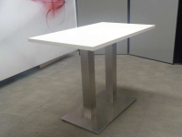 1000 x 600mm Rectangular Table with White Top 