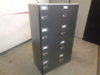 1350h mm Grey Wooden Lockers 