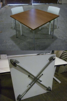 900sq mm Kusch and Co Square Folding Leg Table 