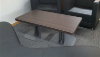 1200 x 600 mm Dark walnut coffee table 