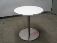 700dia mm Mobili White Table  