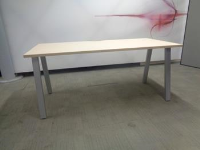 Grey Frame Freestanding Desk