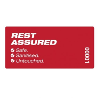 Red Cleanseal Security Labels