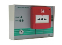 Battery powered manual fire alarm