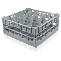 20 CELLS DISHWASHER RACK - GLASS HEIGHT 215MM