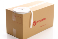 VELCRO Brand PS18 Stick-on 20mm tape WHITE HOOK case of 42 rolls