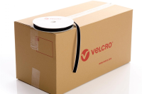 VELCRO Brand PS14 Stick-on 20mm tape BLACK LOOP case of 42 rolls