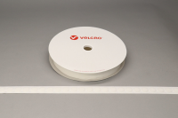 VELCRO Brand PS14 Stick-on 22mm coins WHITE LOOP 25mtr roll