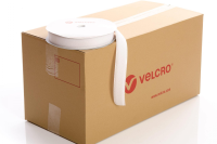 VELCRO Brand PS14 Stick-on 38mm tape WHITE LOOP case of 21 rolls