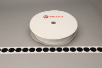 VELCRO Brand PS14 Stick-on 35mm coins BLACK LOOP 25mtr roll