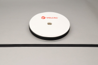 VELCRO Brand PS18 Stick-on 25mm tape BLACK HOOK 25mtr roll