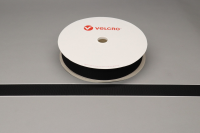 VELCRO Brand PS14 Stick-on 50mm tape BLACK HOOK 25mtr roll