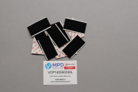 VELCRO Brand PS14 Stick-on 25mm x 50mm BLACK LOOP