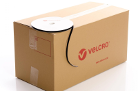 VELCRO Brand PS14 Stick-on 10mm tape BLACK LOOP case of 60 rolls