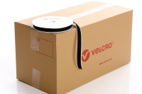 VELCRO Brand PS15 FR Stick-on 25mm BLACK HOOK case of 36 rolls