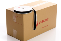 VELCRO Brand PS14 Stick-on 30mm tape BLACK LOOP case of 30 rolls