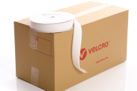 VELCRO Brand PS14 Stick-on 50mm tape WHITE LOOP case of 21 rolls