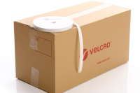 VELCRO Brand PS14 Stick-on 16mm tape WHITE LOOP case of 45 rolls