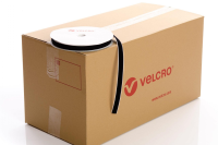 VELCRO Brand PS18 Stick-on 20mm tape BLACK LOOP case of 42 rolls
