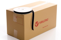 VELCRO Brand PS15 FR Stick-on 25mm BLACK LOOP case of 36 rolls