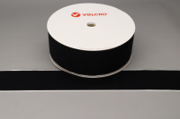 VELCRO Brand PS18 Stick-on 100mm tape BLACK LOOP 25mtr roll