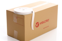 VELCRO Brand PS14 Stick-on 25mm tape WHITE LOOP case of 36 rolls