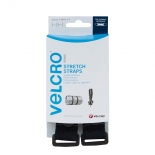 VELCRO® Brand 2 Stretch straps BLACK