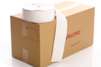 VELCRO Brand PS14 Stick-on 100mm tape WHITE LOOP case of 9 rolls