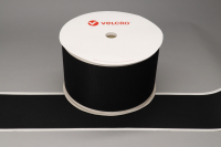 VELCRO Brand PS14 Stick-on 150mm tape BLACK HOOK 25mtr roll