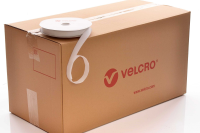 VELCRO Brand ONE-WRAP 25mm tape WHITE case of 45 rolls