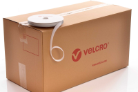 VELCRO Brand ONE-WRAP 20mm tape WHITE case of 51 rolls