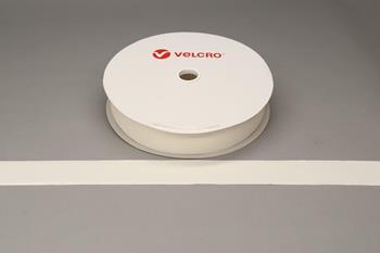 VELCRO® Brand PS14 Stick-on 50mm tape WHITE HOOK 25mtr roll