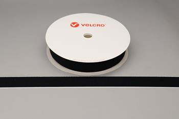VELCRO® Brand PS14 Stick-on 50mm tape BLACK LOOP 25mtr roll