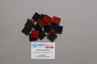 VELCRO Brand 6411 Stick-on 25mm x 25mm BLACK Self-Engaging